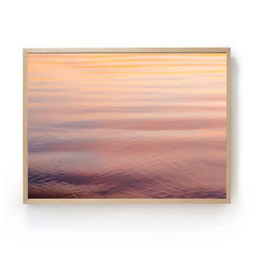 fine art photography print sunset colours in Matosinhos Beach, Porto, Portugal
